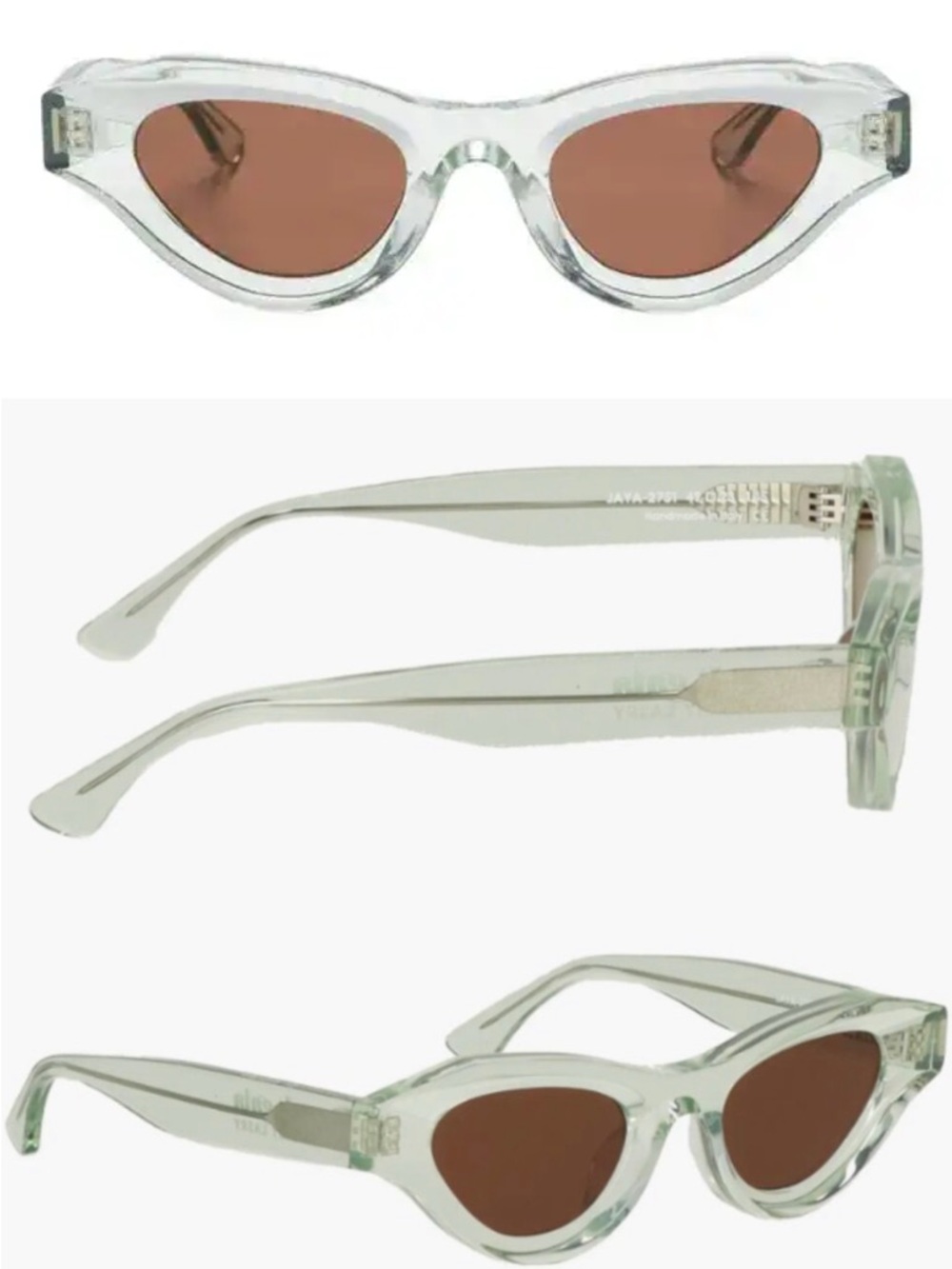 CULT GAIA x THIERRY LASRY • green Jaya 49mm cat eye sunglasses